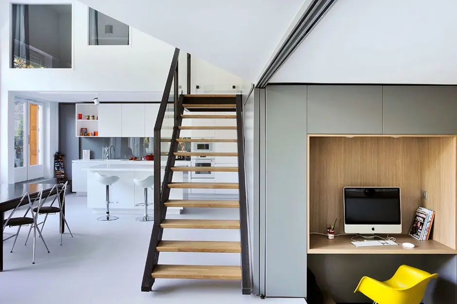 Cuisine dessinée sur-mesure du triplex lyonnais
