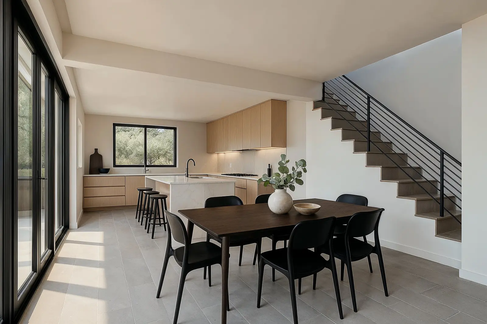 Villa de Charbonnières-les-Bains dans son terrain arboré préservé